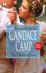 Cover of No Other Love by Candace Camp