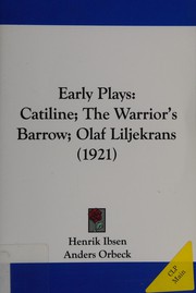 Cover of Early plays by Henrik Ibsen