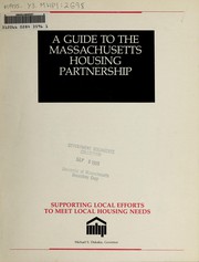 Cover of A guide to the Massachusetts Housing Partnership by Massachusetts Housing Partnership