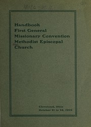 Cover of Handbook by Methodist Episcopal Church