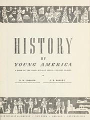 Front cover of History of young America by Ralph Waldo Cordier