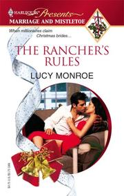 Front cover of The Rancher's Rules (Promotional Presents) by Lucy Monroe