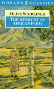 Cover of The Story of an African Farm by Olive Schreiner