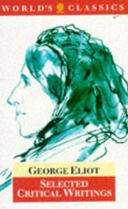 Cover of Selected Critical Writings by George Eliot