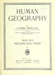 Cover of Human geography by J. Russell Smith