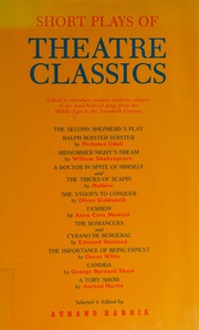 Front cover of Short Plays of Theatre Classics by Aurand Harris
