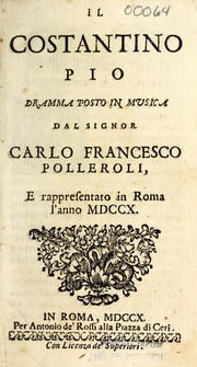 Cover of Il Costantino pio by Pietro Ottoboni