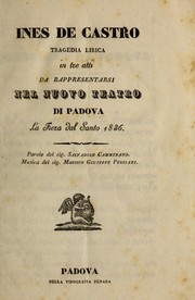 Cover of Ines de Castro by Giuseppe Persiani