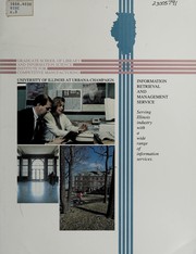 Front cover of Information retrieval and management service by University of Illinois (Urbana-Champaign campus). Graduate School of Library Science