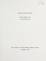 Cover of Inservice evaluation project by Marilyn Samuels