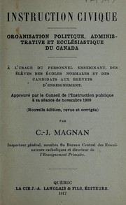 Cover of Instruction civique by C.-J Magnan