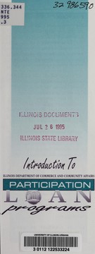 Front cover of Introduction to Participation Loan Programs by Illinois. Division of Loan Administration
