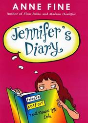 Cover of Jennifer's Diary by Anne Fine