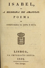 Cover of Isabel by José Maria da Costa e Silva