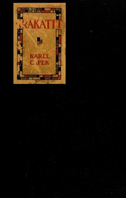 Cover of Krakatit by Karel Čapek