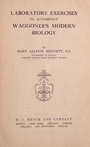 Front cover of Laboratory exercises to accompany Waggoner's Modern biology by Mary Allison Bennett