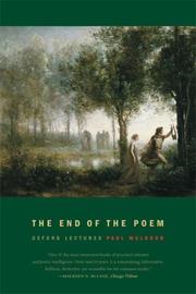 Cover of The end of the poem by Paul Muldoon