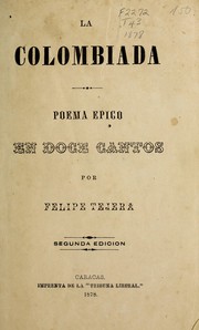Cover of La Colombiada by Felipe Tejera