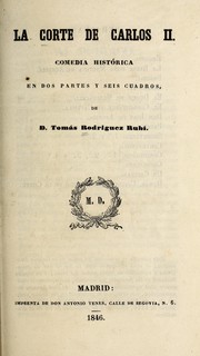Cover of La corte de Carlos II by Tomás Rodríguez y Díaz Rubí