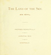 Front cover of The land of the sky by Thaddeus Charles Coleman