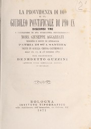 Front cover of La provvidenza di Dio e il giubileo pontificale di Pio IX by Benedetto Guzzini