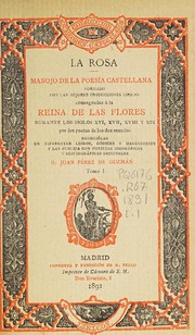 Cover of La Rosa by Juan Pérez de Guzmán