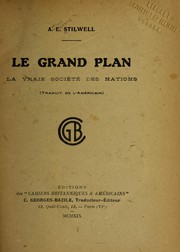 Cover of Le grand plan by Arthur Edward Stilwell