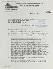 Cover of [Letter to the Chairman of the House Committee on Ways and Means from the Office of the Inspector General] by Massachusetts. Office of the Inspector General