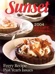 Front cover of Sunset Recipe Annual by Leisure Arts