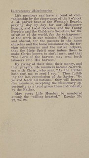 Front cover of Life membership in the Woman's Mission Boards by Emily K. Bishop