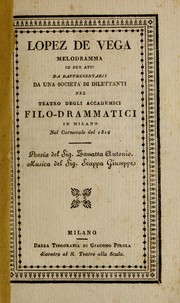 Cover of Lopez de Vega by Giuseppe Scappa