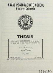 Front cover of Low frequency geomagnetic fluctuations (.04 to 25 Hz) on land and on the floor of Monterey Bay Gerald R. McDevitt and B. Bert Homan by Gerald R. McDevitt