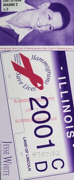 Front cover of Mammograms save lives by Illinois. Vehicle Services Department