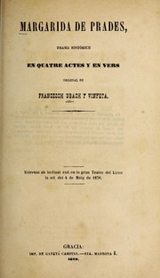 Front cover of Margarida de Prades by Francesch Ubach y Vinyeta