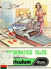 Front cover of Mathematics 15 & 25 curriculum guide 1982 by Alberta. Curriculum Branch