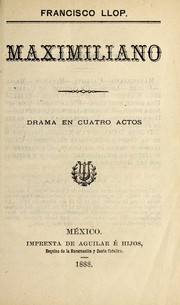 Cover of Maximiliano by Francisco Llop
