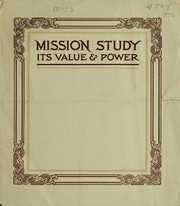 Cover of Mission study by Unknown