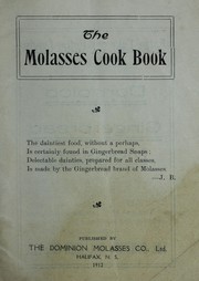 Front cover of The Molasses cookbook by Dominion Molasses Co