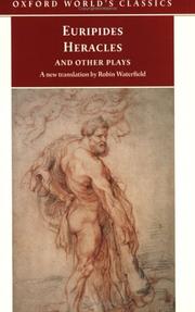 Front cover of Alcestis, Heracles, children of Heracles, Cyclops by Euripides