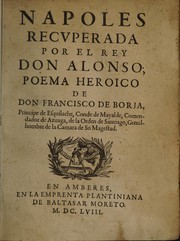 Front cover of Napoles recuperada por el rey Don Alonso by Borja y Aragon, Francisco de principe de Esquilache