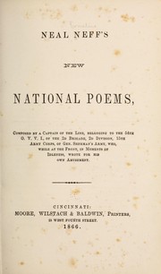 Front cover of Neal Neff's New national poems by Cornelius Neff