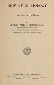 Front cover of New civic biology by George W. Hunter Jr.