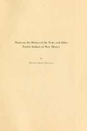 Front cover of Notes on the shrines of the Tewa and other Pueblo Indians of New Mexico by William Boone Douglass