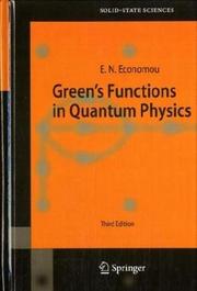 Cover of Green's functions in quantum physics by E. N. Economou