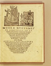 Front cover of Obra nueuamente compuesta, en la qual se cue[n]ta, la felice victoria que Dios por su infinita bondad y misericordia, fue seruido de dar, al ... Pedro Melendez .. contra Iuan Ribao ... con otros mil Luteranos, a los quales passo á filo de espada by Bartolomé de Flores