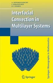 Cover of Interfacial convection in multilayer systems by A. Nepomnyashchy