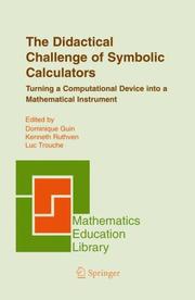 Front cover of The didactical challenge of symbolic calculators by Dominique Guin