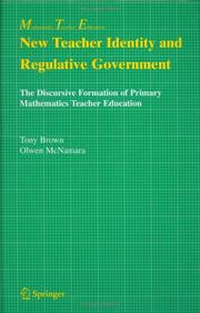 Front cover of New Teacher Identity and Regulative Government by Tony Brown