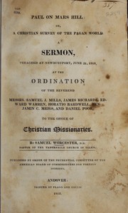 Cover of Paul on Mars Hill by Worcester, Samuel