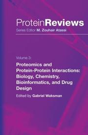 Front cover of Proteomics and protein-protein interactions by Gabriel Waksman